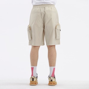 送料無料【HIPANDA ハイパンダ】メンズ ショート パンツ MEN'S SHORT CARGO PANTS / BEIGE・BLACK・GREEN