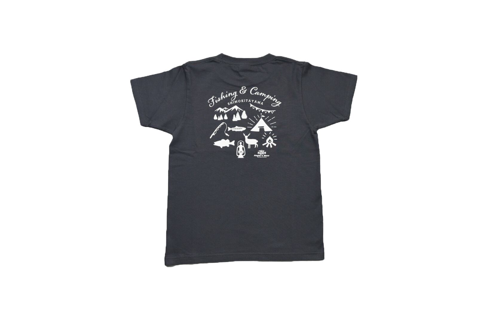 【M】Angler's Base Fishing&Camping Tshrit _ デニム M