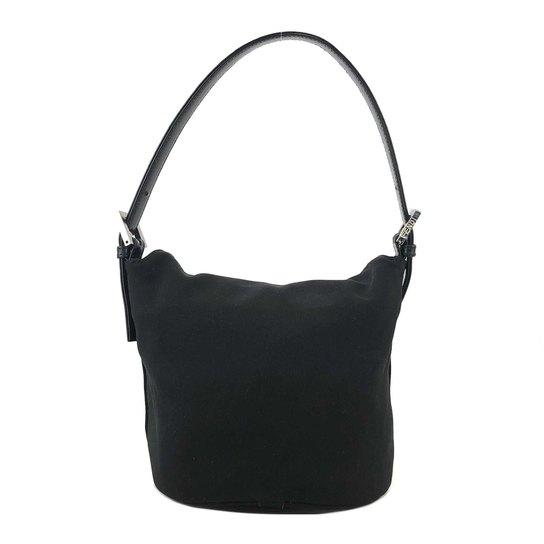 FENDI フェンディ FFロゴ レザー ナイロン ハンドバッグ ミニ FENDI フェンディ FFロゴ レザー ナイロン ハンドバッグ ミニ