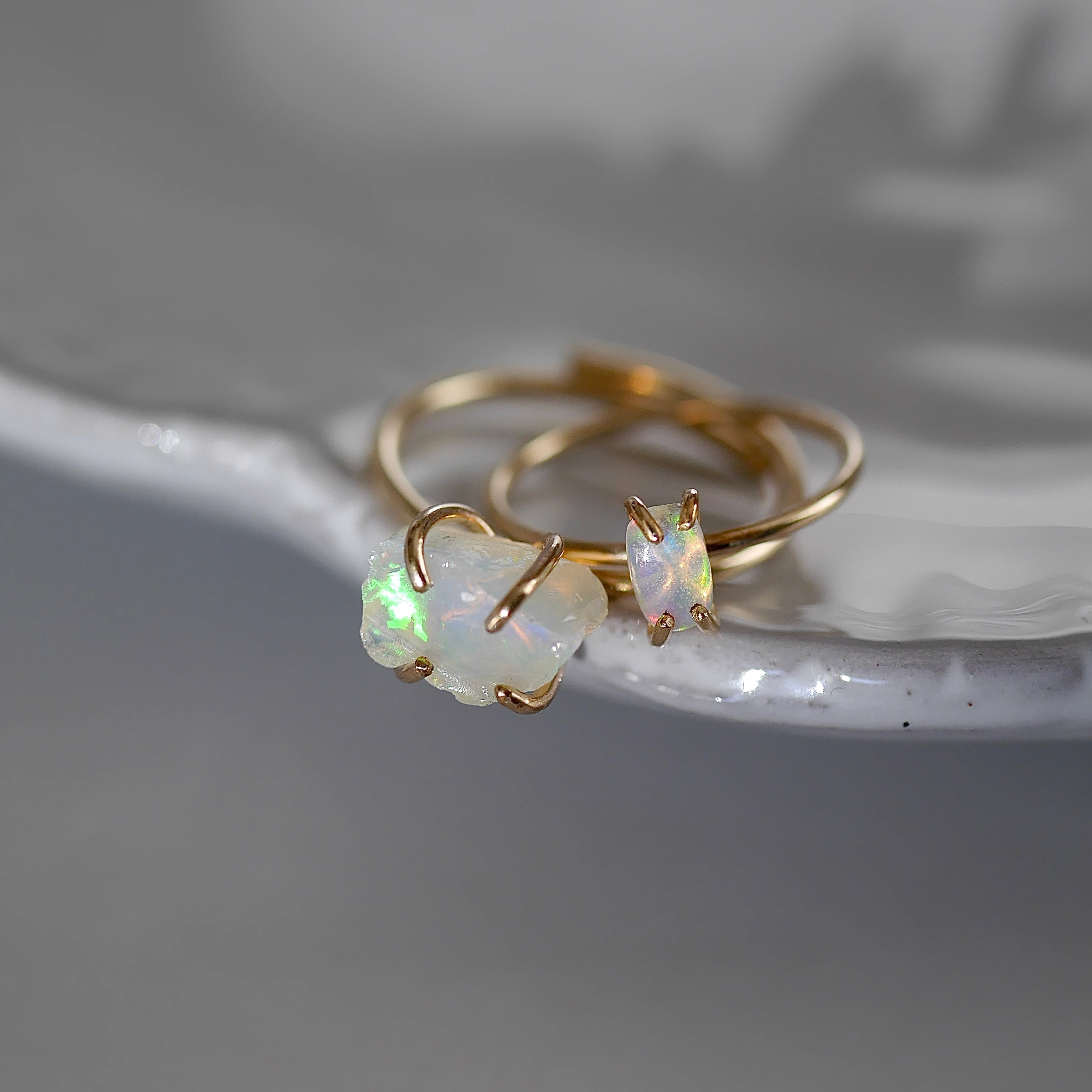 14kgf オパール原石 リング | La nature/ラナチュール 