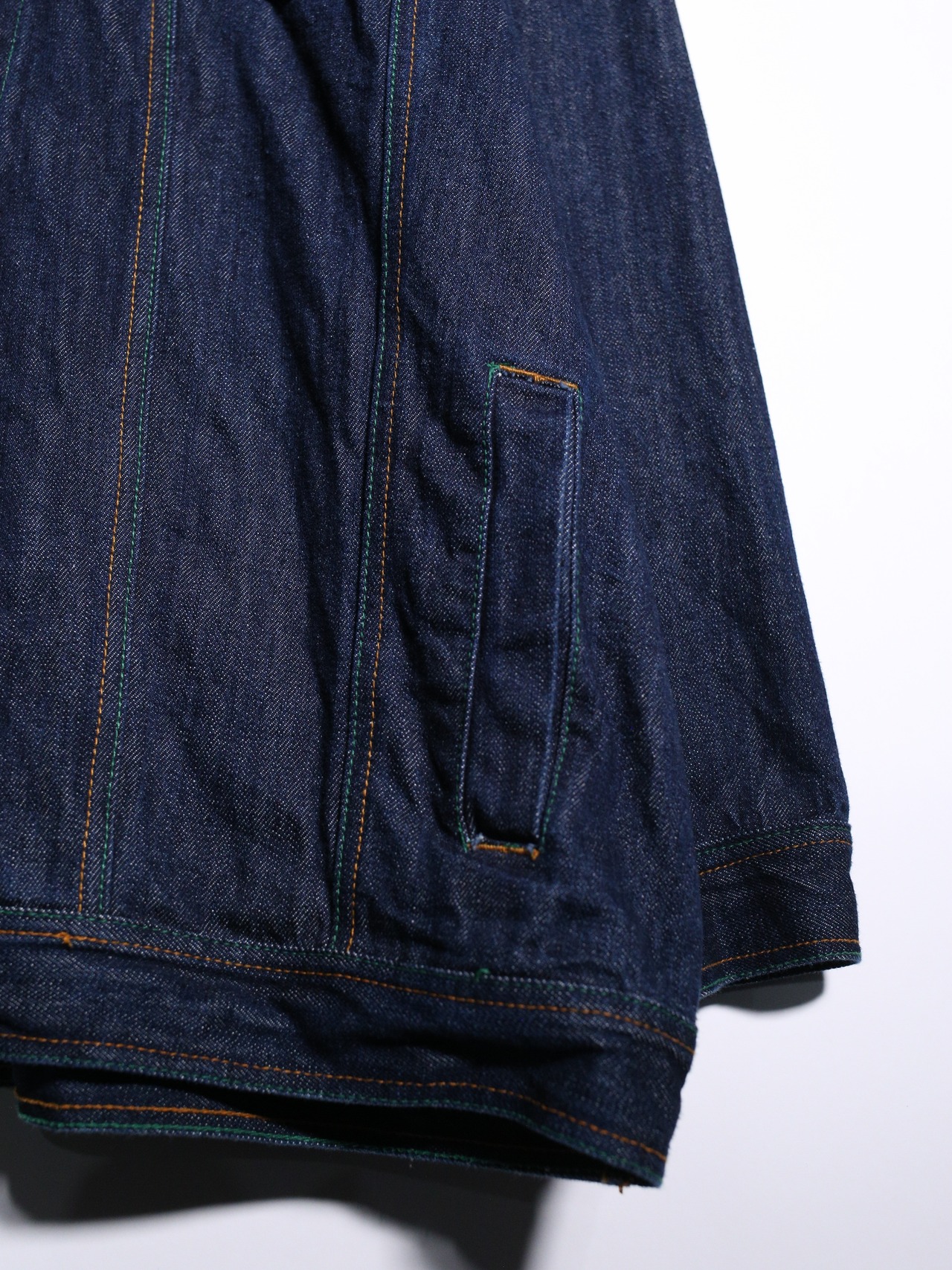 龍×刺繍 oversize denim jacket - 11