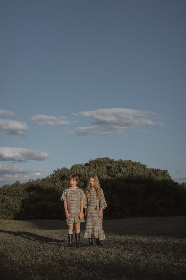 《即納》son and daughter / Obin Maxi Dress 1-2Y/3-4Y