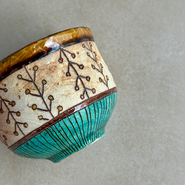 大平 真己　色絵　碗　2