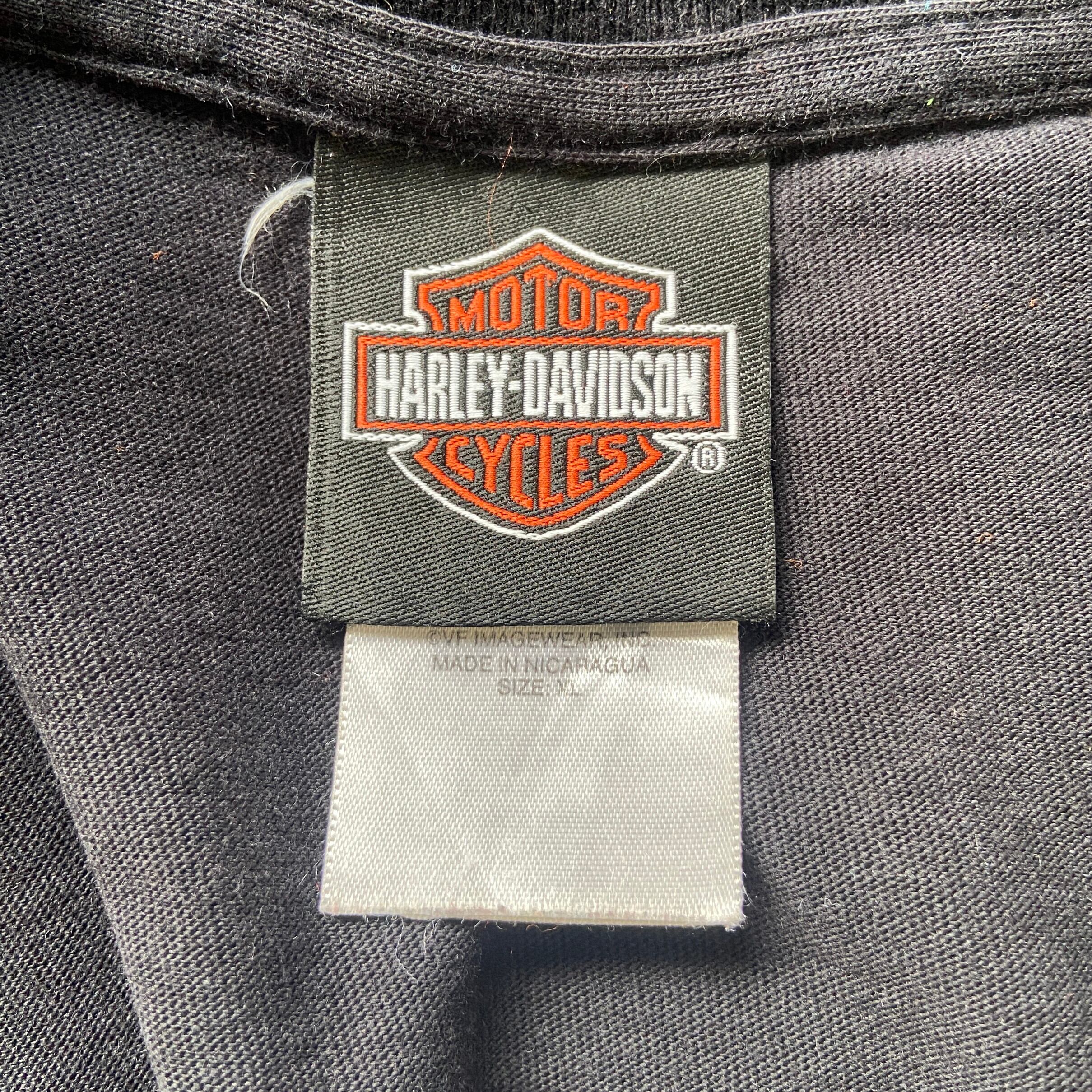 Harley-Davidson ハーレーダビッドソン 両面プリント カットオフ ...