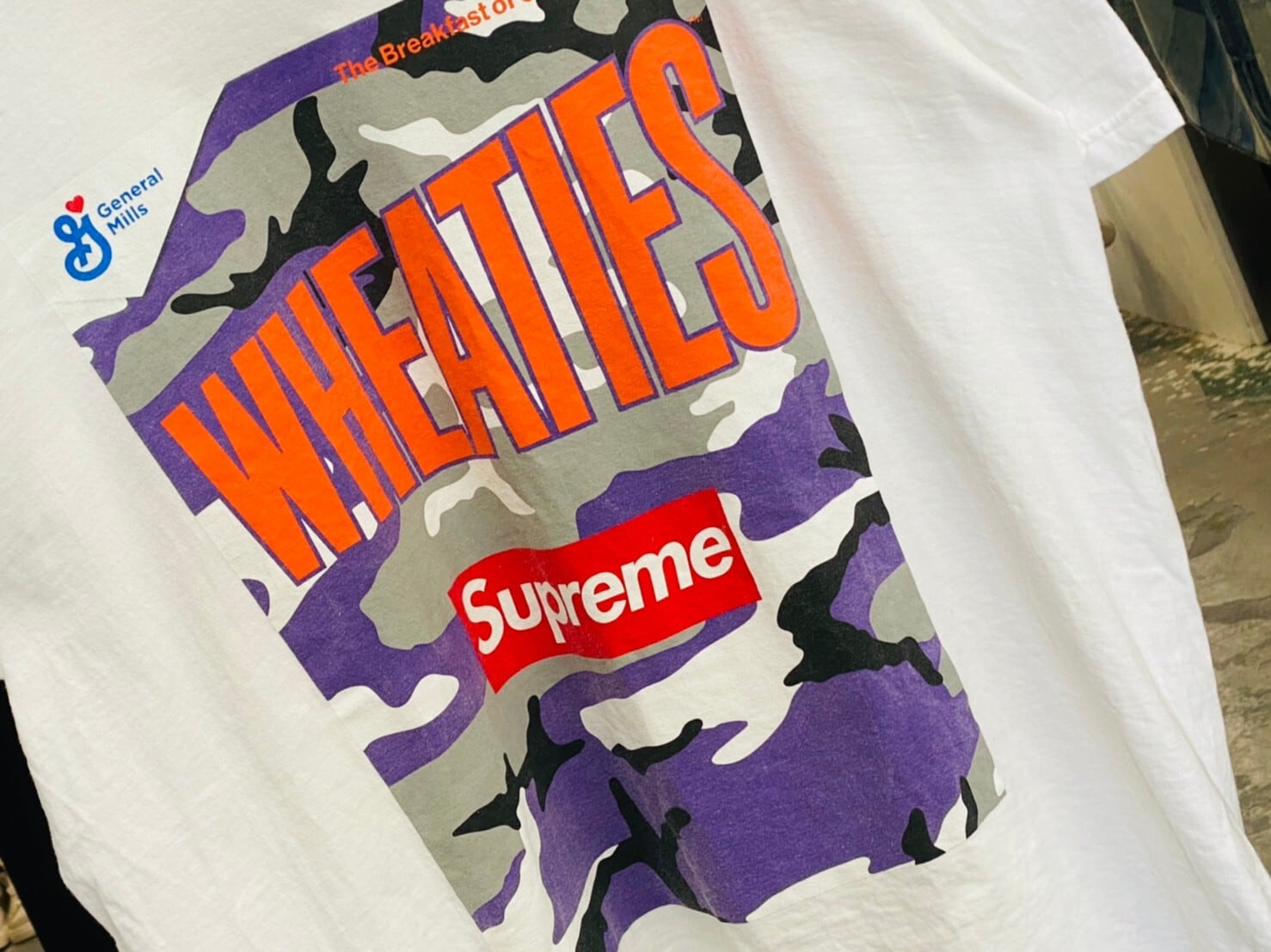 21ss Supreme Wheaties Tee