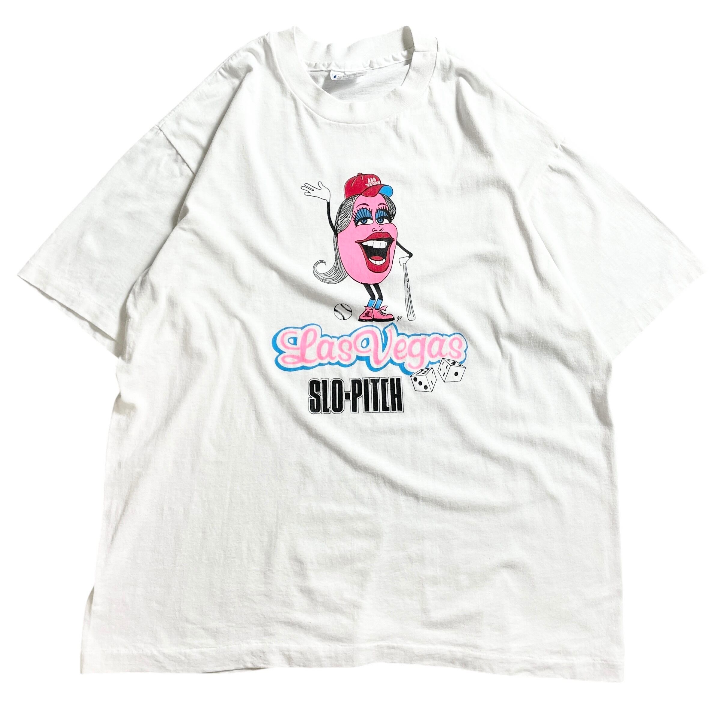 90s USA製 大会 キャラクター ジョーク vintage T-shirt