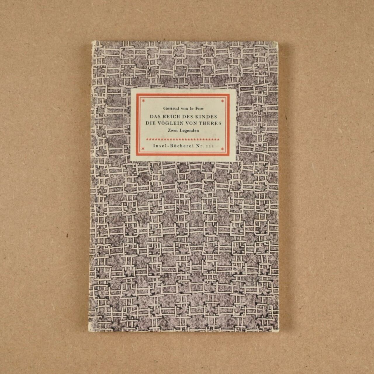 【 VINTAGE 】インゼル文庫 No.111|古書 ヴィンテージ インテリア 雑貨屋