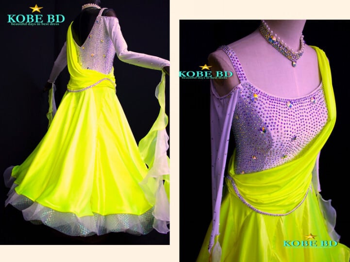 蛍光イエロー社交ダンスドレス d21a539f-s.jpg