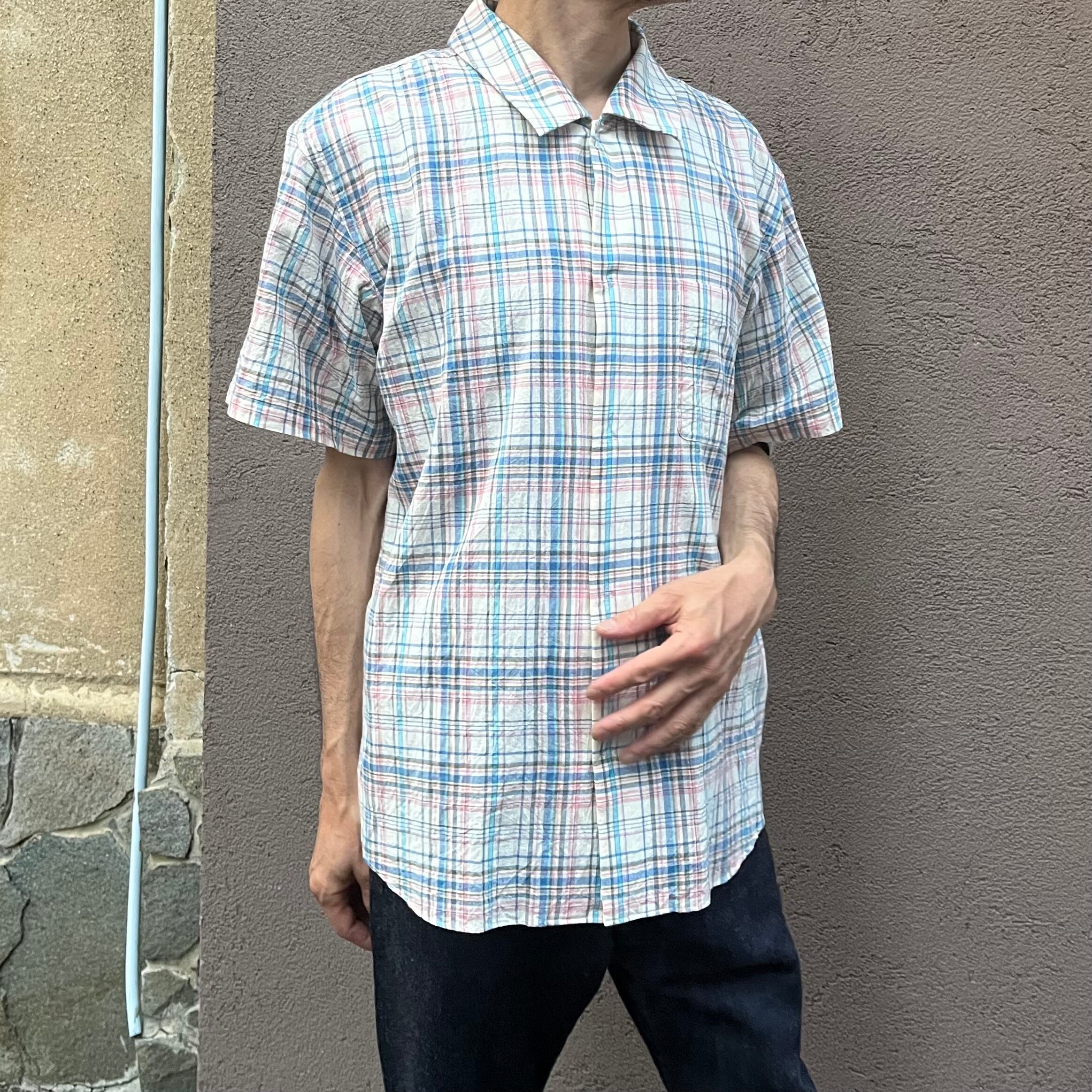 YAECA / ヤエカ ボタンシャツ BUTTON SHIRT #13143 PINK CHECK