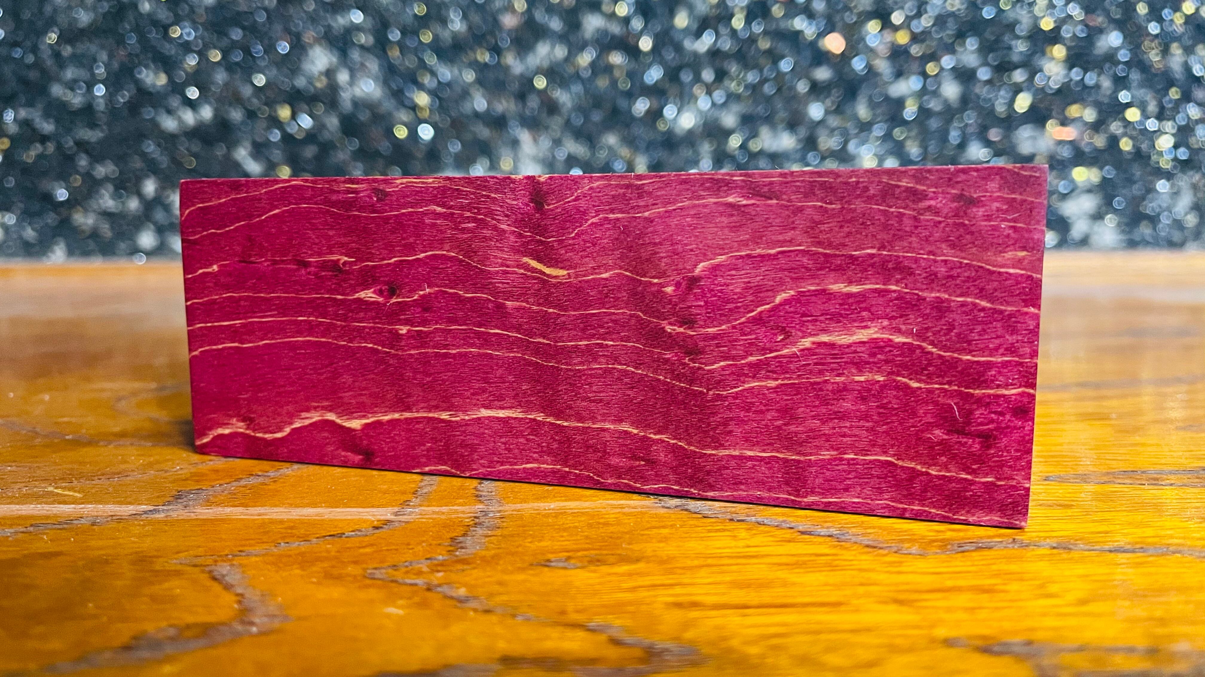 スタビライズドウッド 赤紫 | Product of HARU