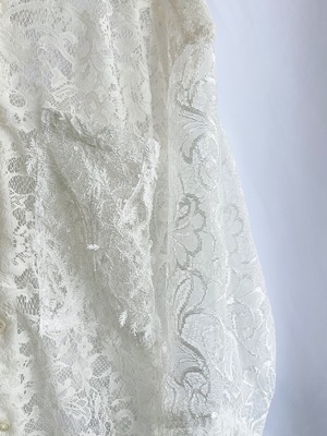 【KOH ISHIGURO】Four kinds of lace patchwork blouse