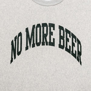 TACOMA FUJI RECORDS / NO MORE BEER COLLEGE LOGO SWEATSHIRT  designed by Shuntaro Watanabe