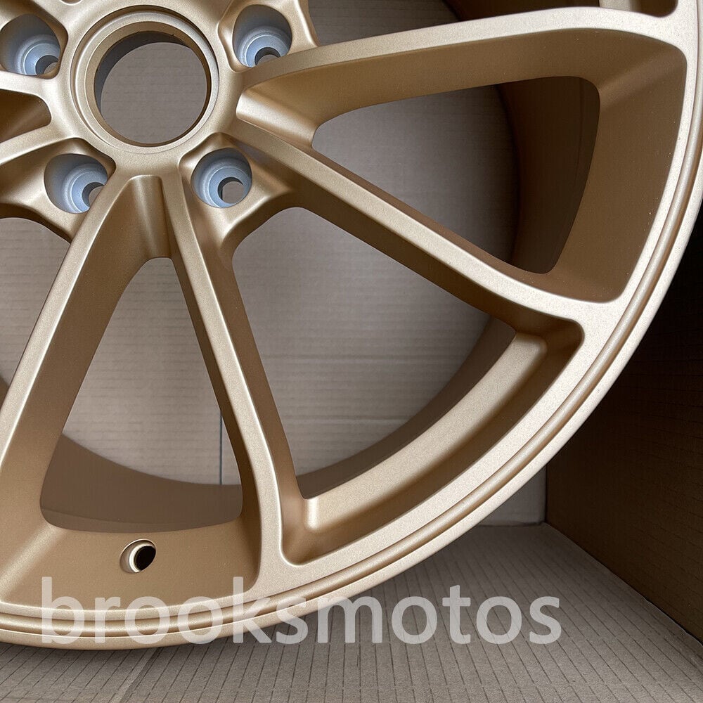 20インチ NEWサテンゴールドスタイル鍛造ホイール ポルシェ 911 GT3