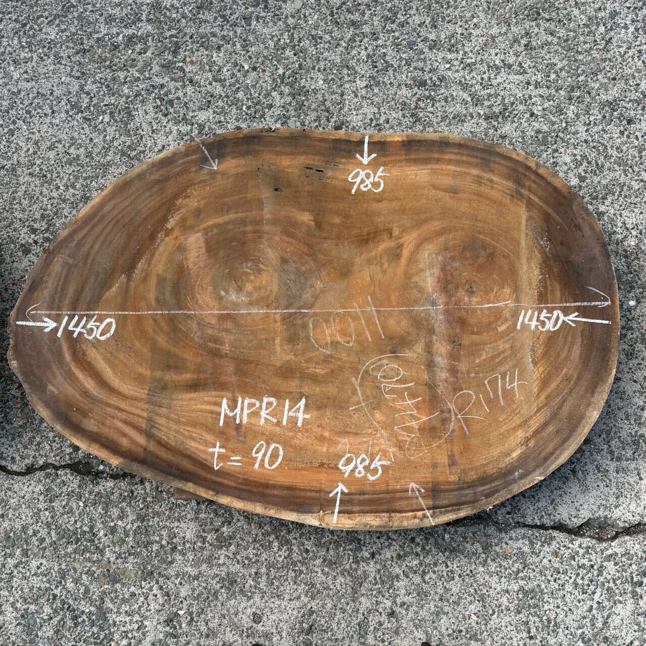 【輪切り】モンキーポッド_1450×985×90_Web限定_オーダー用原板 N2784