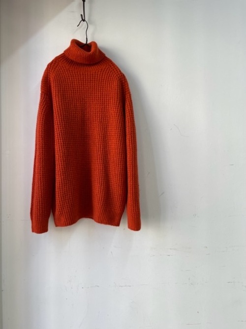 DA'S/Manfred Sweater(ダズのタートルネックセーター)/Zijpe(orange tweed)