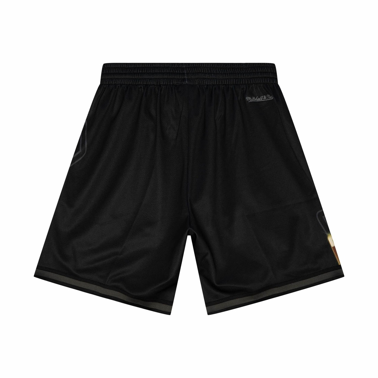 Los Angeles Lakers M&N Men's Big Face 4.0 Black Gold Short