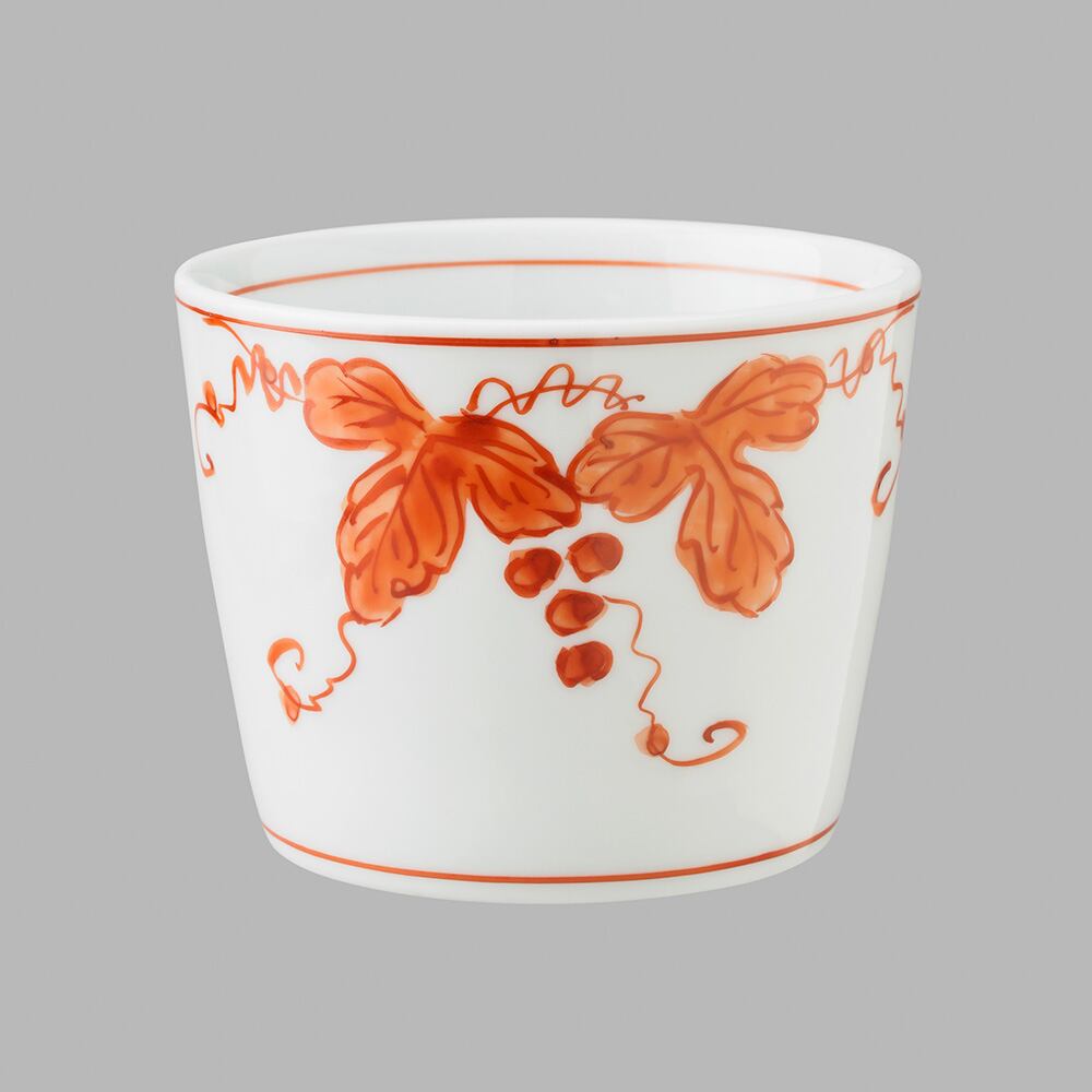 赤絵葡萄棚文(大)