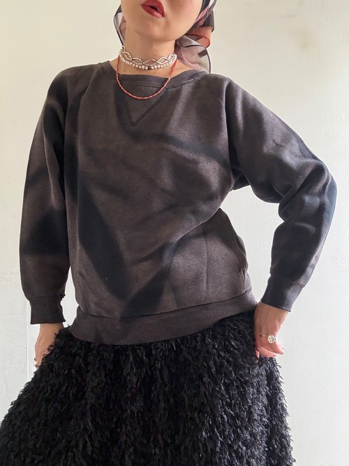 1980s Vintage Art Faded Sweat Shirt