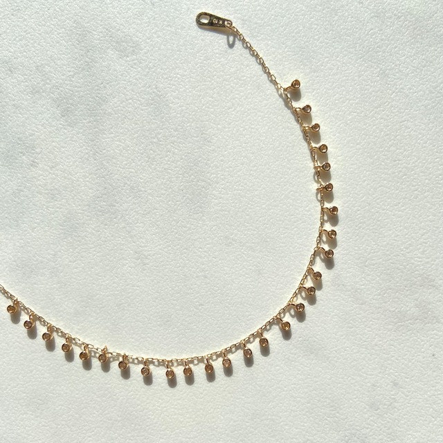 bracelet ”dot dot dot 2”  diamond (K10)