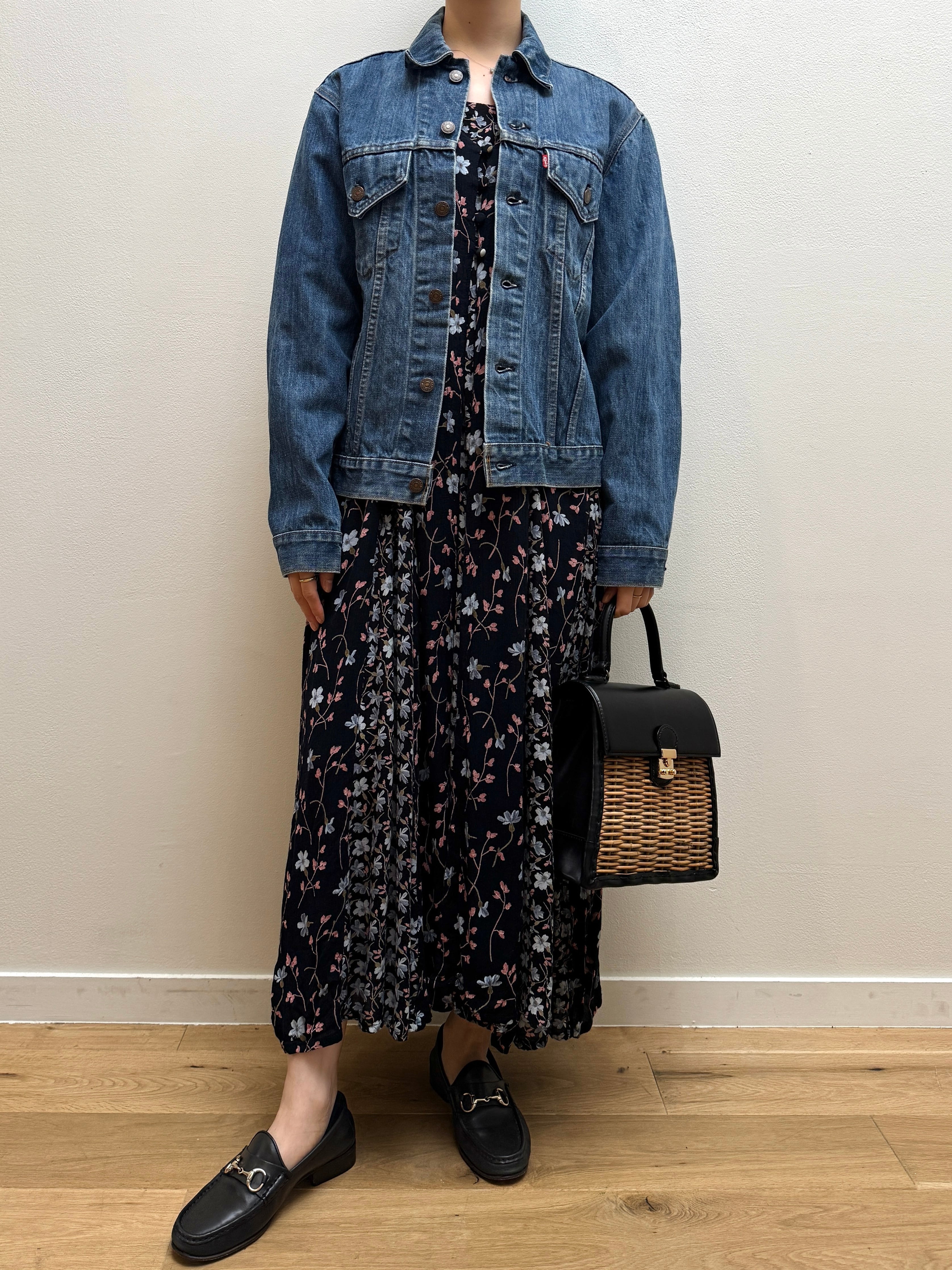 JK14-2 Levi’s DENIM JACKET 70505-0217 "USA製" -38-