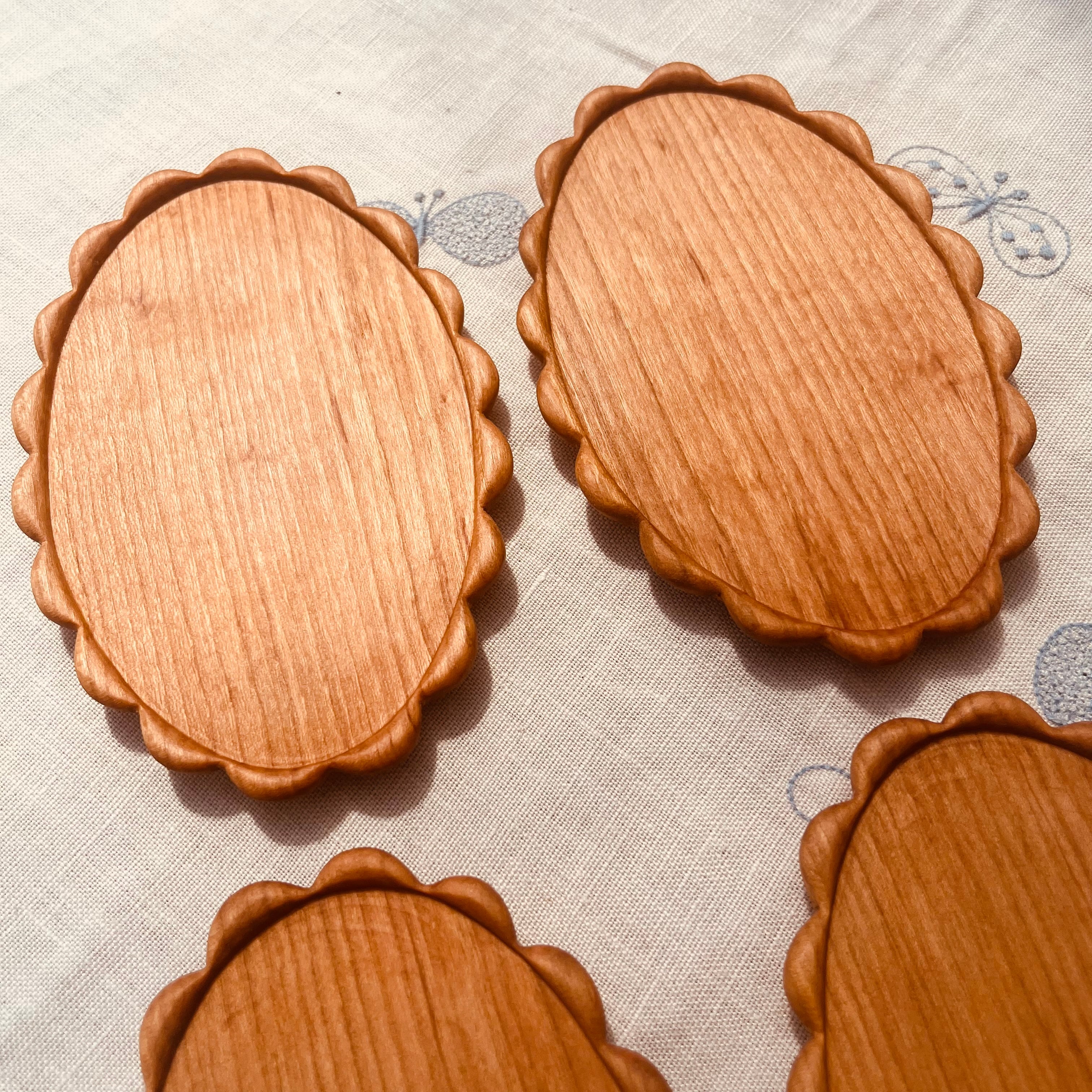 菓子皿 fuwari02 Sサイズ totoko_kitchen トトコ 木製プレート 木のお