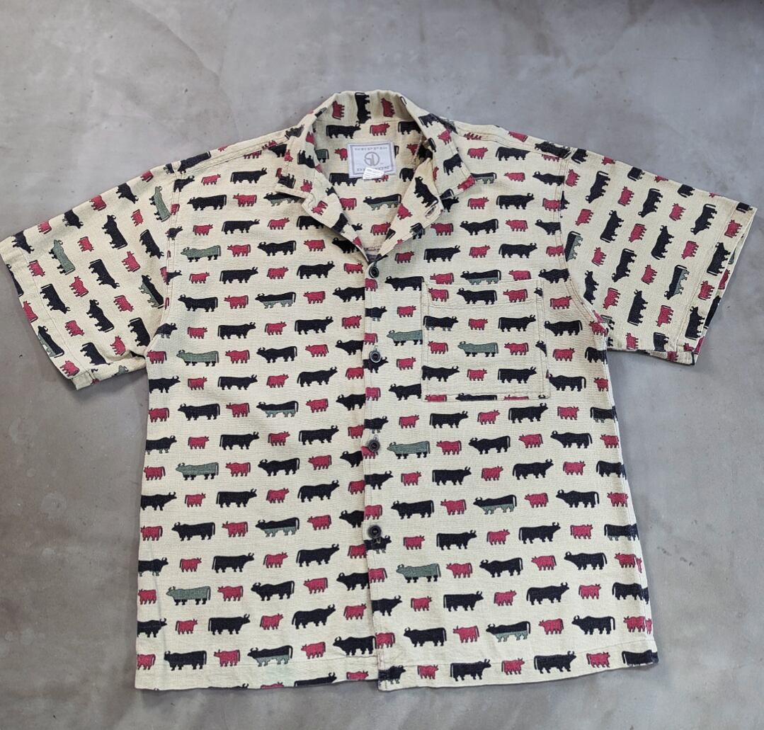 animal print over shirt 小岩店