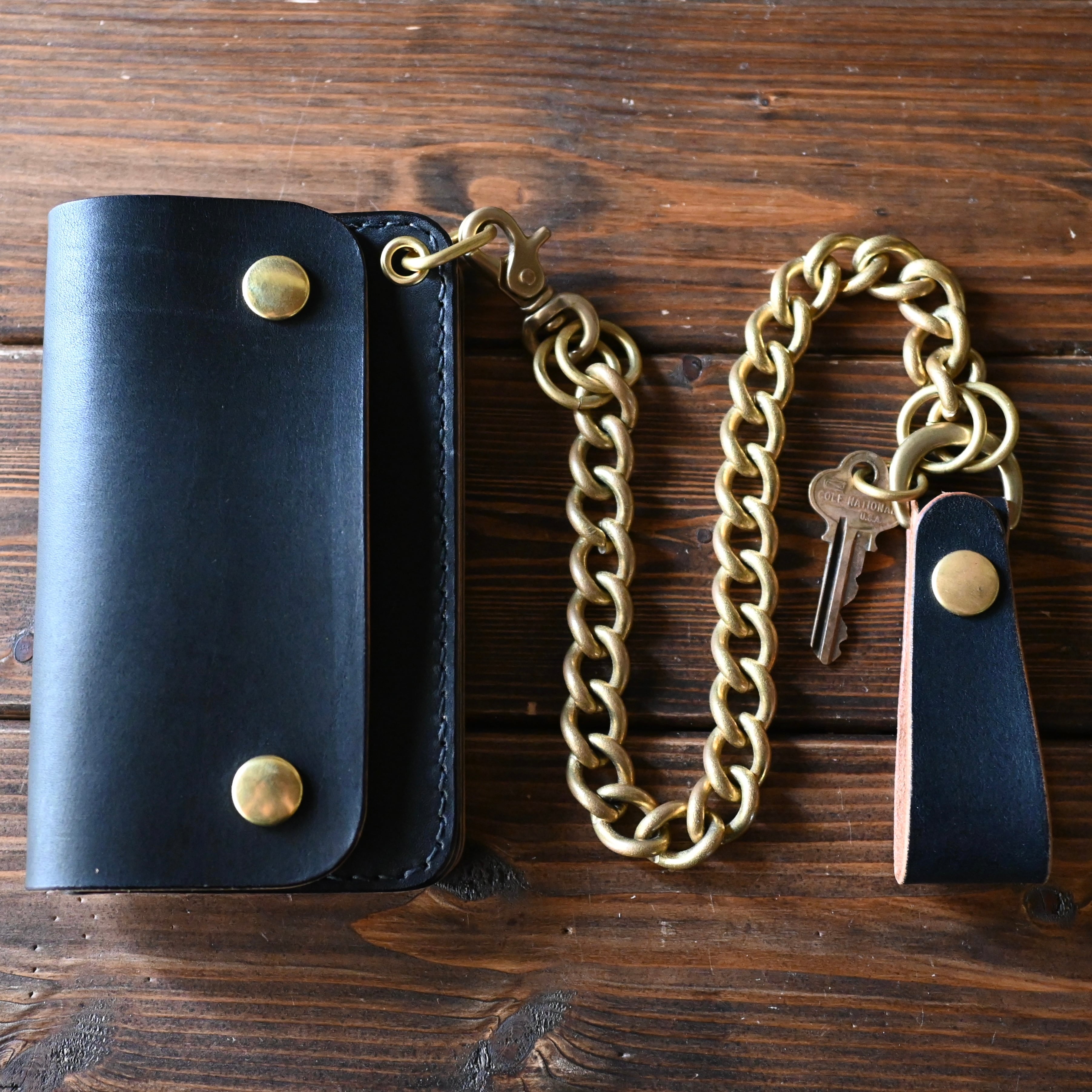 カスタムオーダー Trucker Wallet-01】 | yc_leather.craft