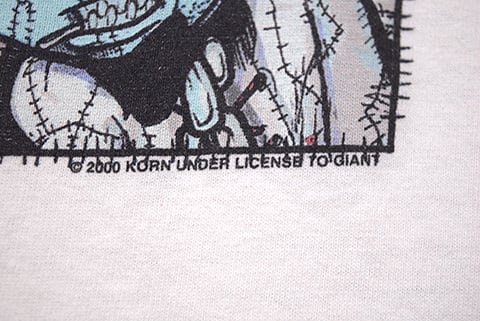 VINTAGE ヴィンテージ 90s 1999 Korn Issues Giant Body コーン イシューズ ジャイアント ボディ ヴィンテージ 半袖Tシャツ カットソー ブラウン