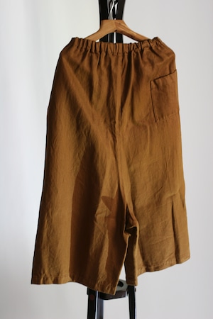 【Vlas Blomme】ライトリネンツイル ペンギンパンツ / Camel Brown(13525073)