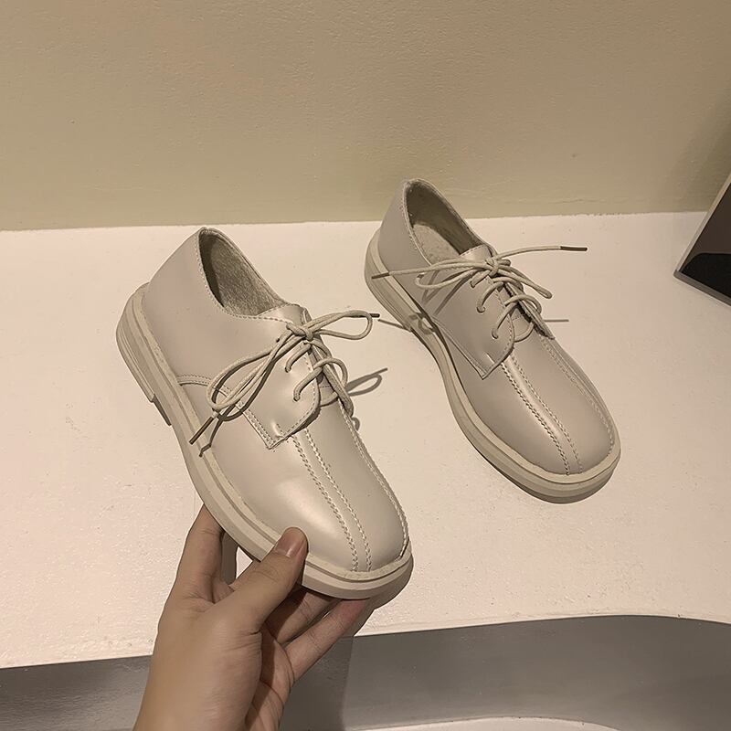 レザーレッドカジュアル 靴 シューズ レース ローファー レースアップ ヨーロピアン フェイクシューズ93846024975