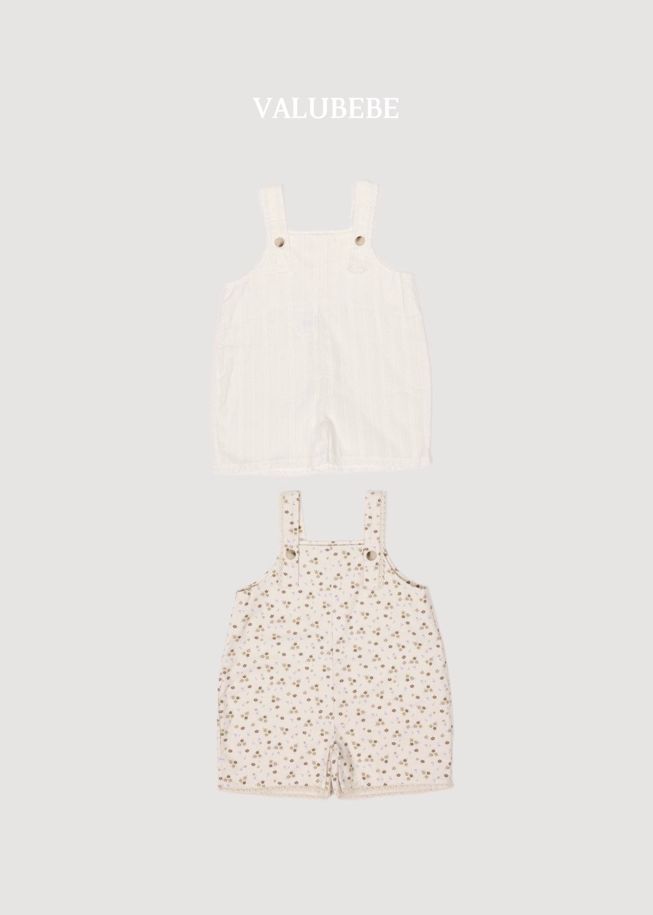 送料無料【予約】/ レースサロペット /valubebe