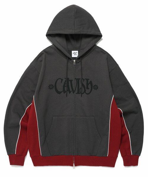 ENHYPENヒスン着用 SCHISM INDUCING パーカー Ｌサイズ 全サイズ再入庫！！☆ENHYPEN ヒスン 着用！！【Cavish】 PIPING ZIP