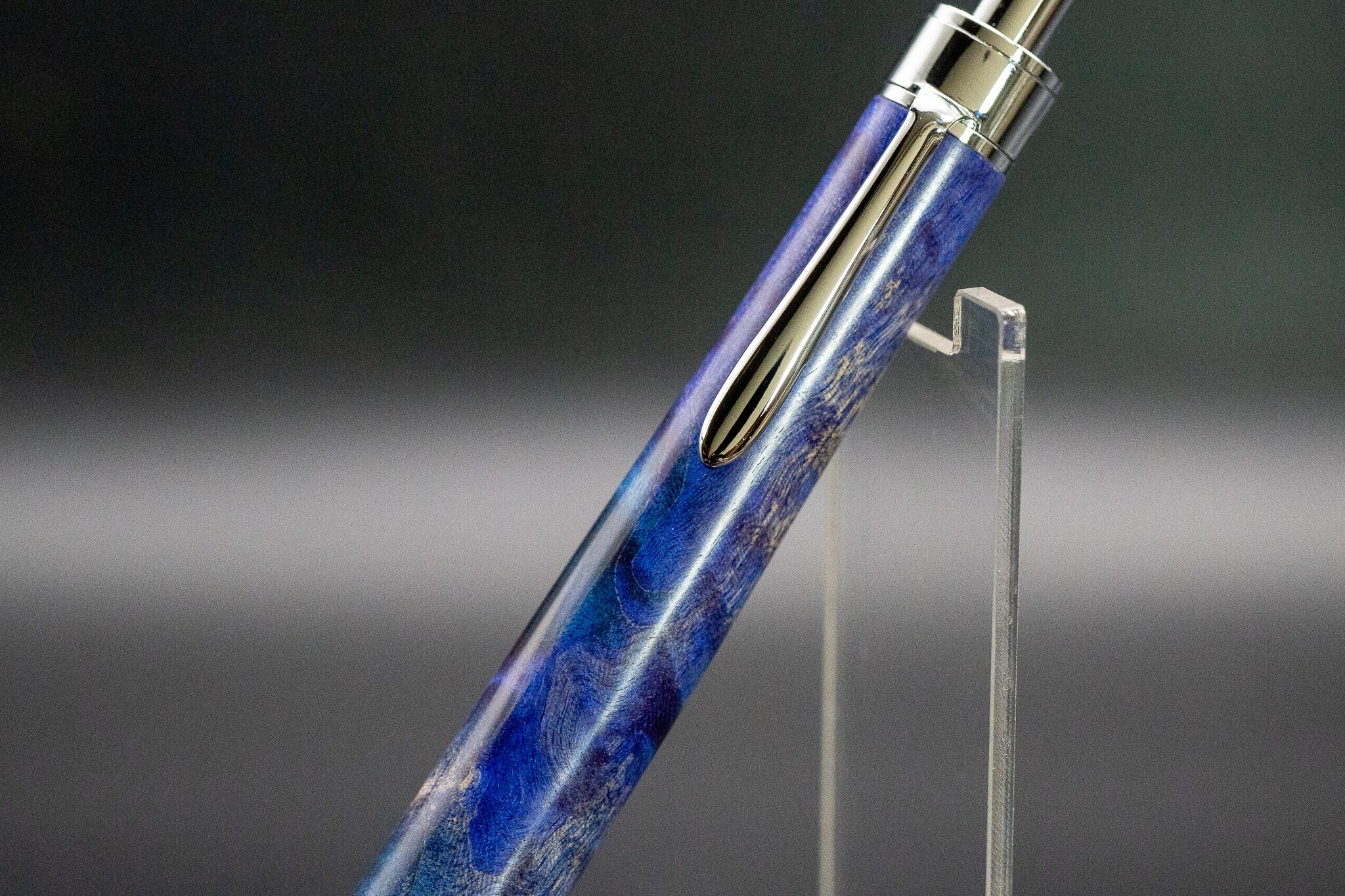 【カナダの象徴】メープルバール 瘤 スタビライズドウッド silver MP