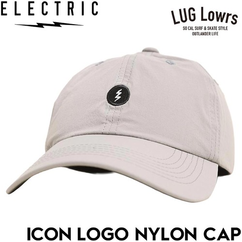 ELECTRIC エレクトリック ストラップキャップ ナイロンキャップ 帽子 ICON LOGO NYLON CAP E26SC07 LIGHTGREY 日本代理店正規品