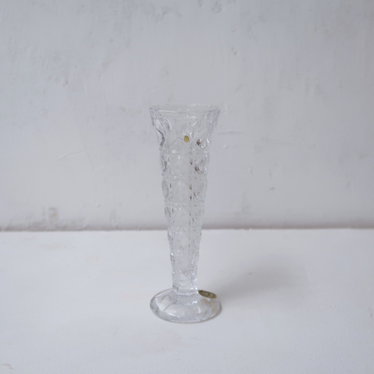 クリスタルな一輪挿し