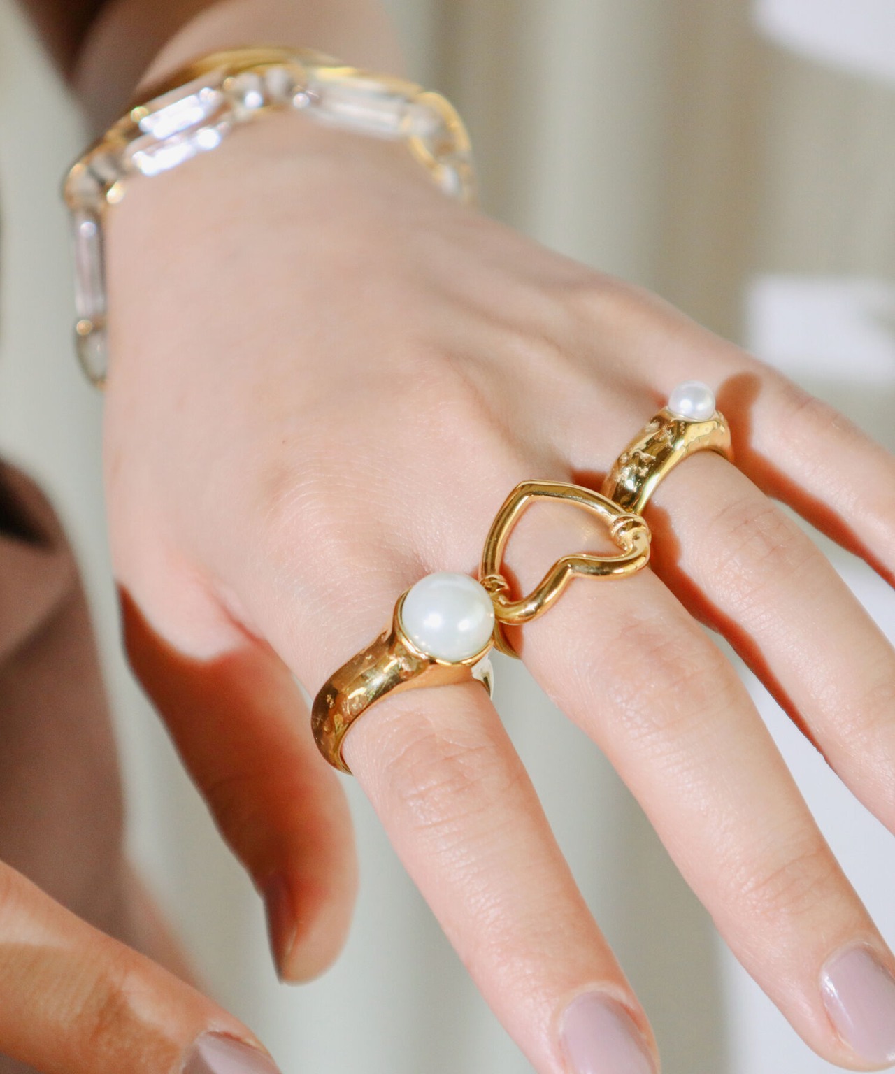 ハートラインリング/020390