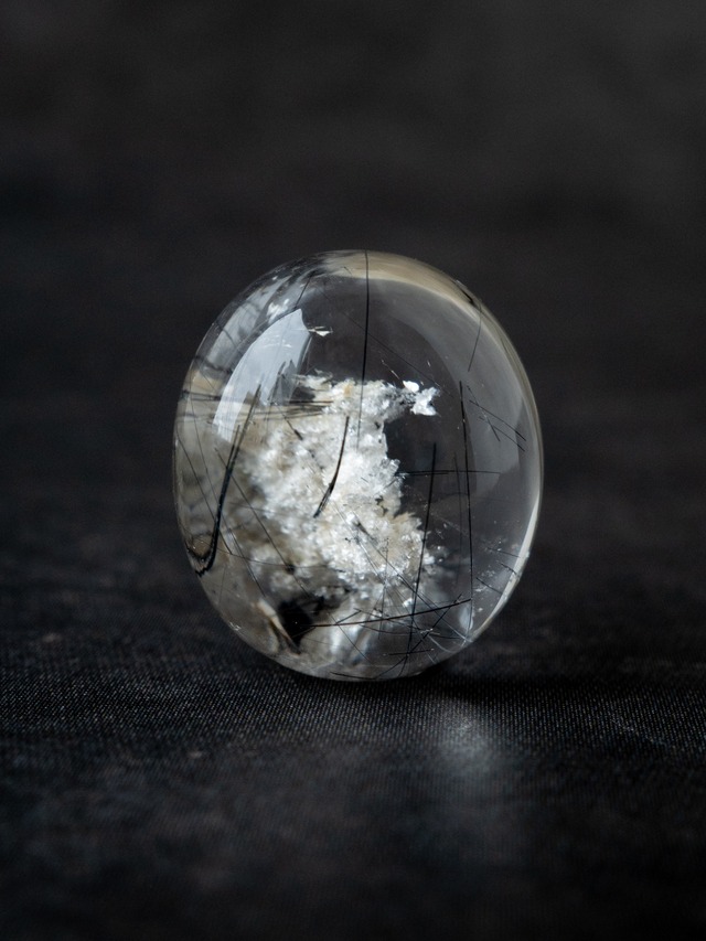 トルマリンインホワイトガーデンクォーツ - c04