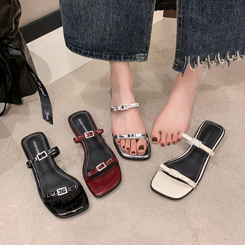 リボンモチーフフラットサンダルV04229