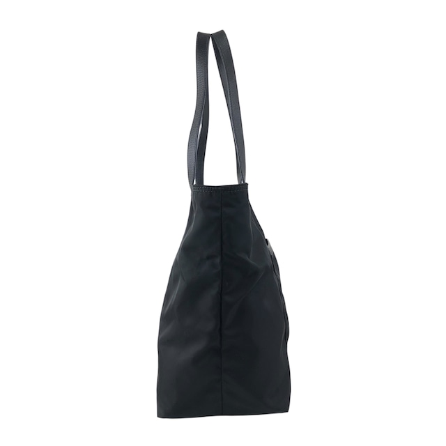 PRADA プラダ トートバッグ ブラック トライアングルロゴ ナイロン レザー フロントポケット vintage ヴィンテージ オールド p2sa5n