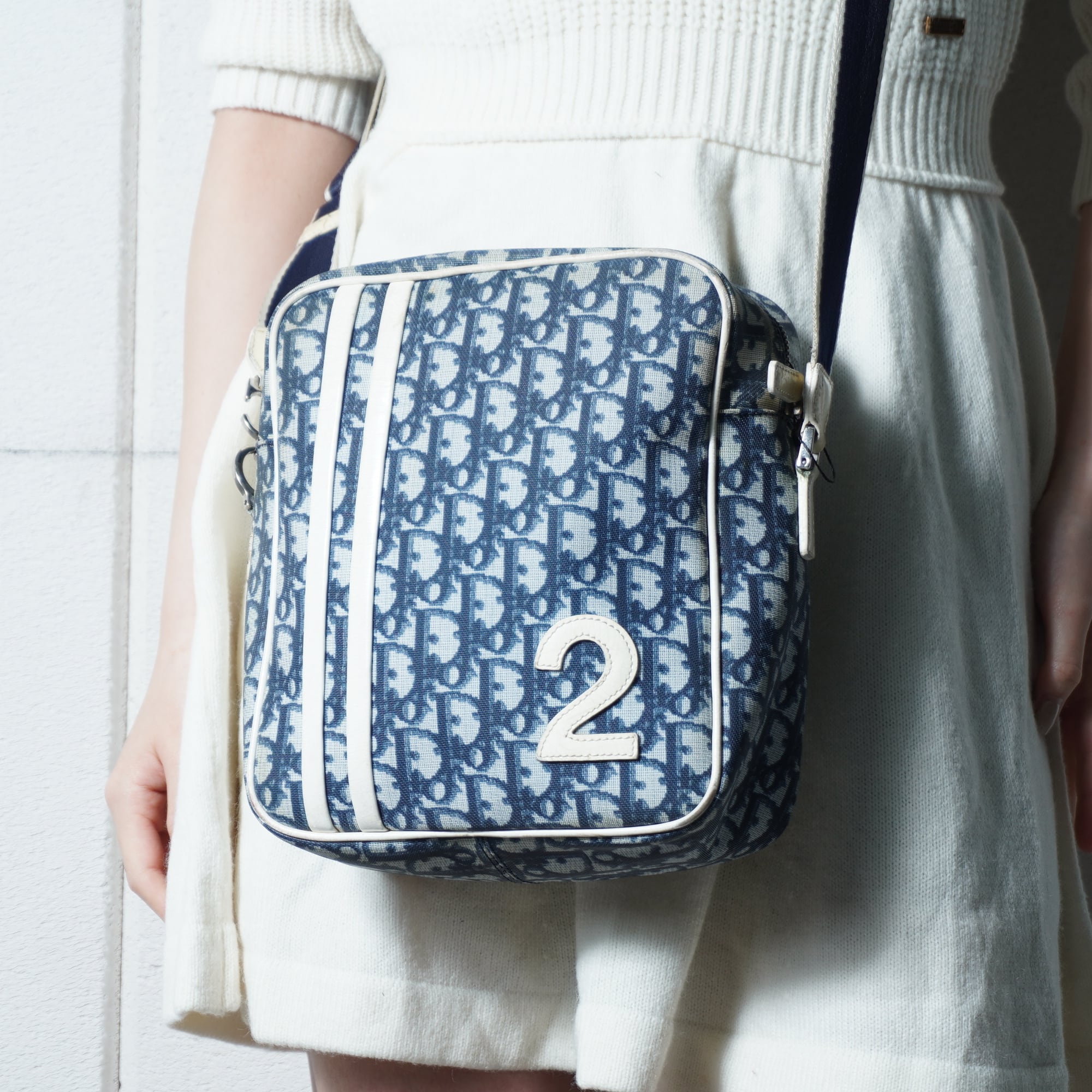 Christian Dior】クリスチャンディオール トロッター柄No.2ショルダー