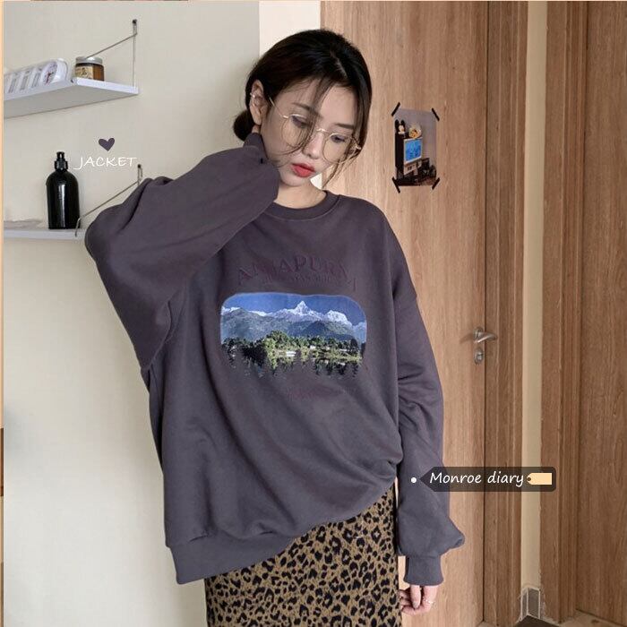 ルーズスタイルセーター レディーススプリングベルベットジャケット ロング 春物 モンロー31540759927