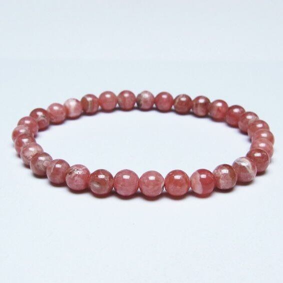 インカローズ ブレスレット 6mm メール便可 一点物 111-51364