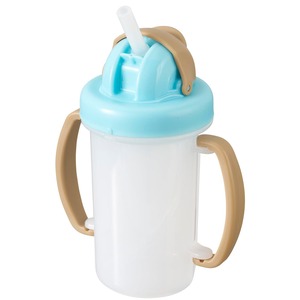 【人気】レック コンパクト ストローマグ 150mL (ブルー) スライドカバー ・ ハンドル 付き