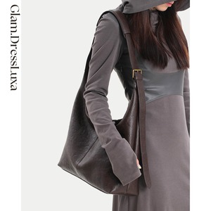 Soft Curve レザー Shoulder Bag/2color_B49