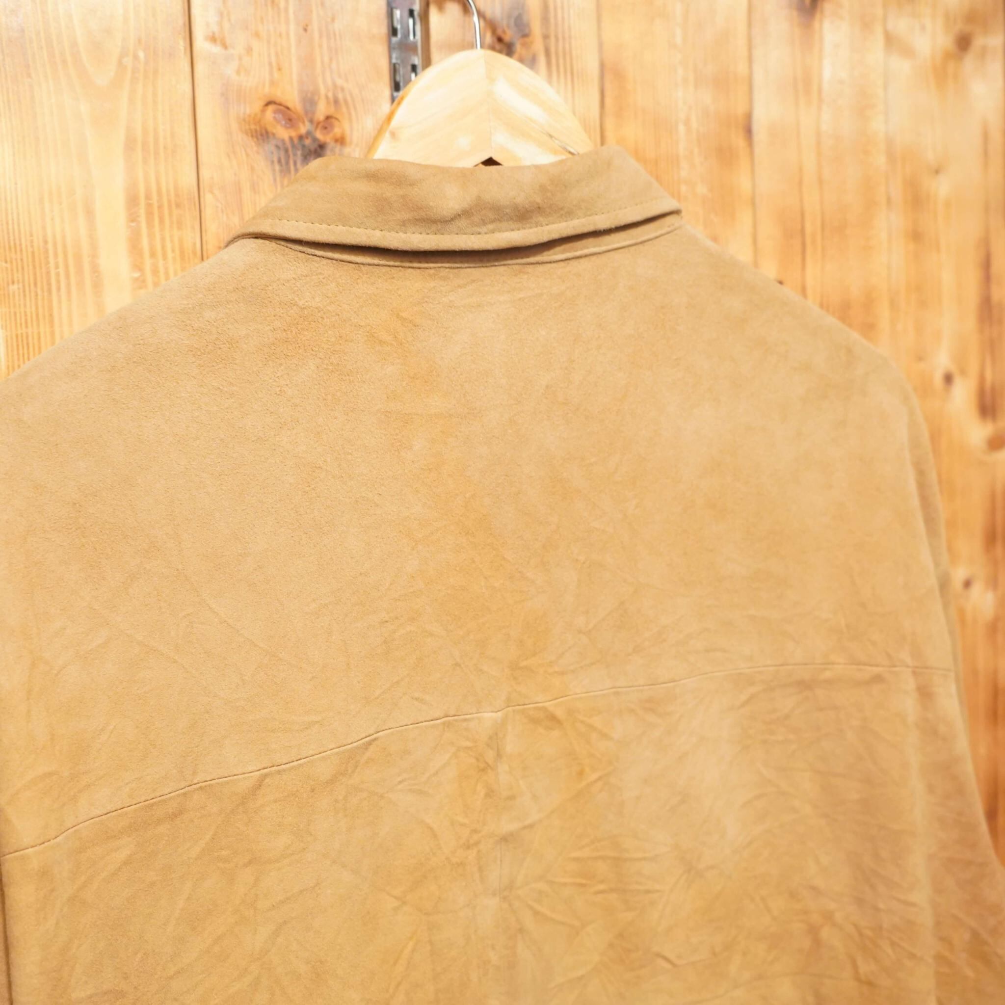 ralphlauren ポニーなし スウェードジャケット L/ポニー無し 革ジャン