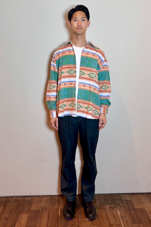 TROMMELER ネイティブパターンシャツ(MENS)