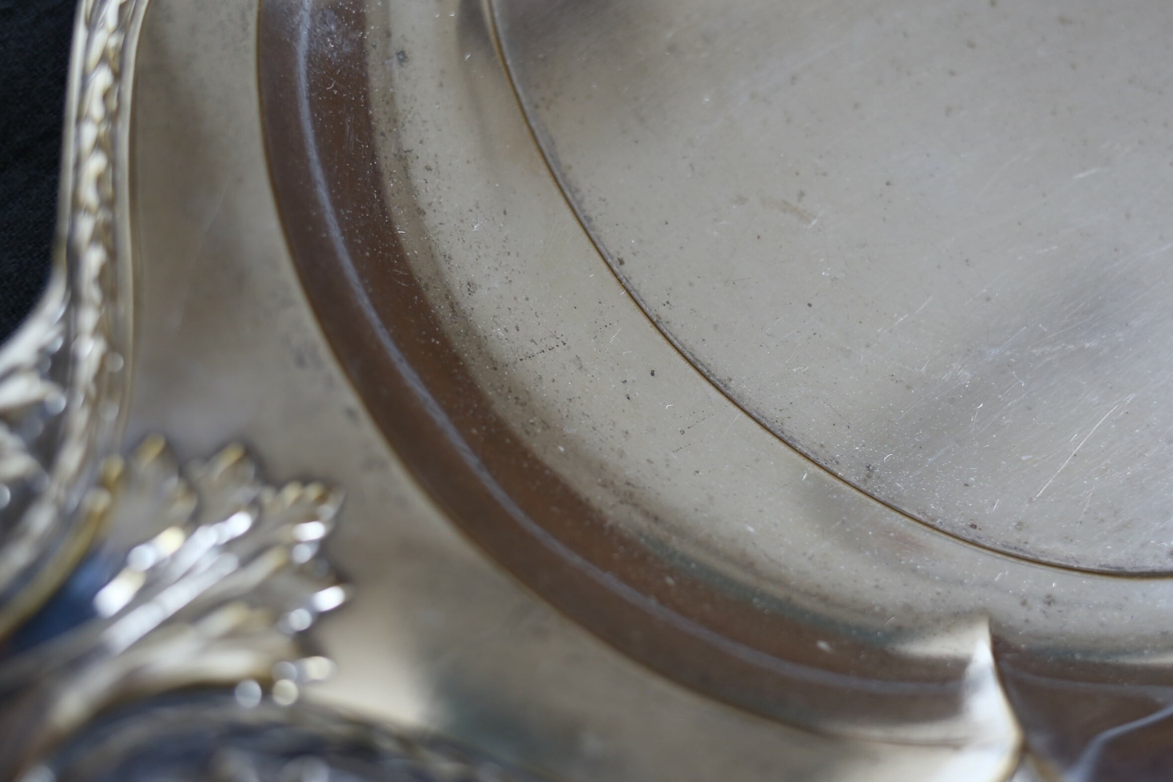 フランス アンティーク ヴィンテージ シルバープレート ダストパン