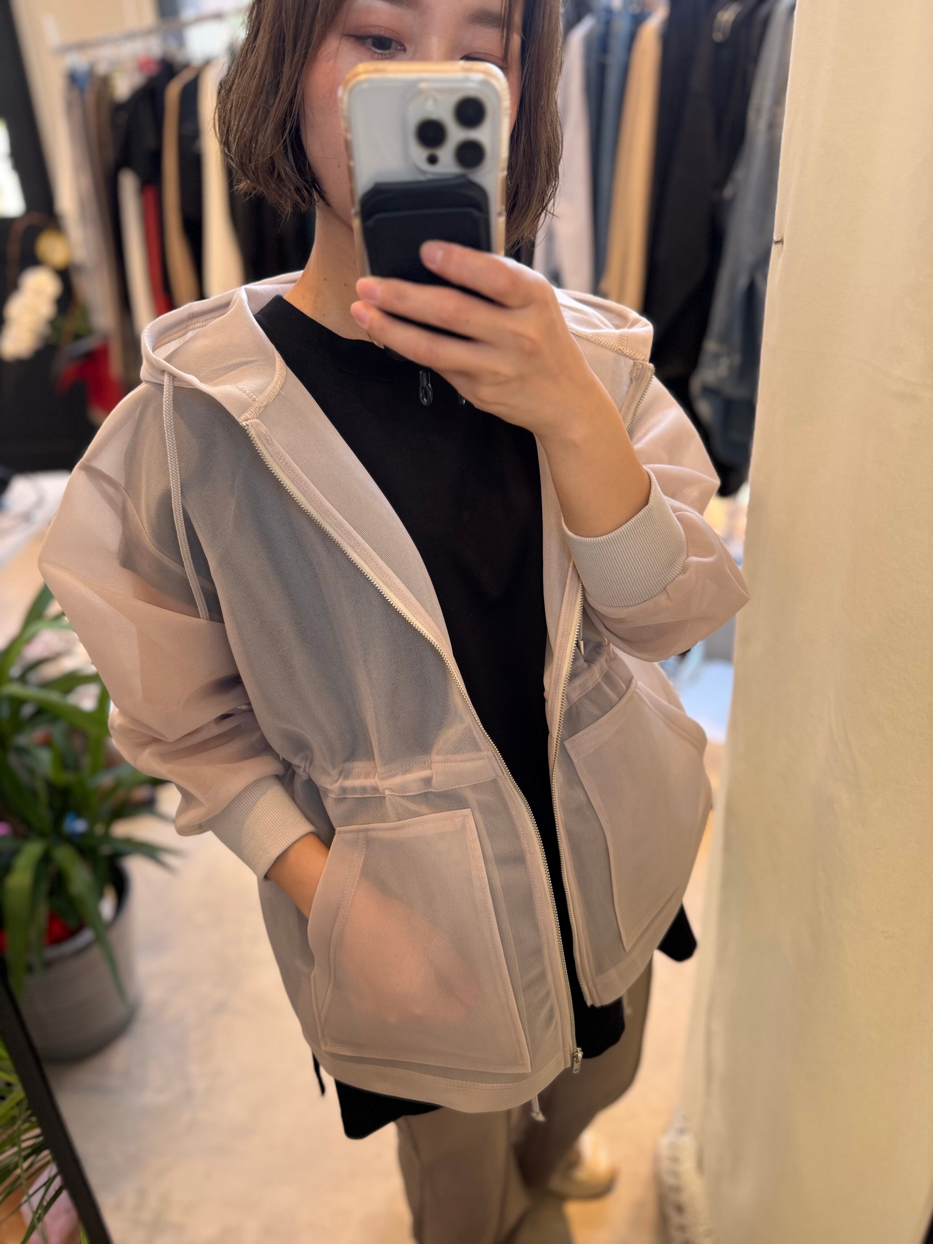 【 SELECT】シアーダンボールZIPフーディー 25-0627