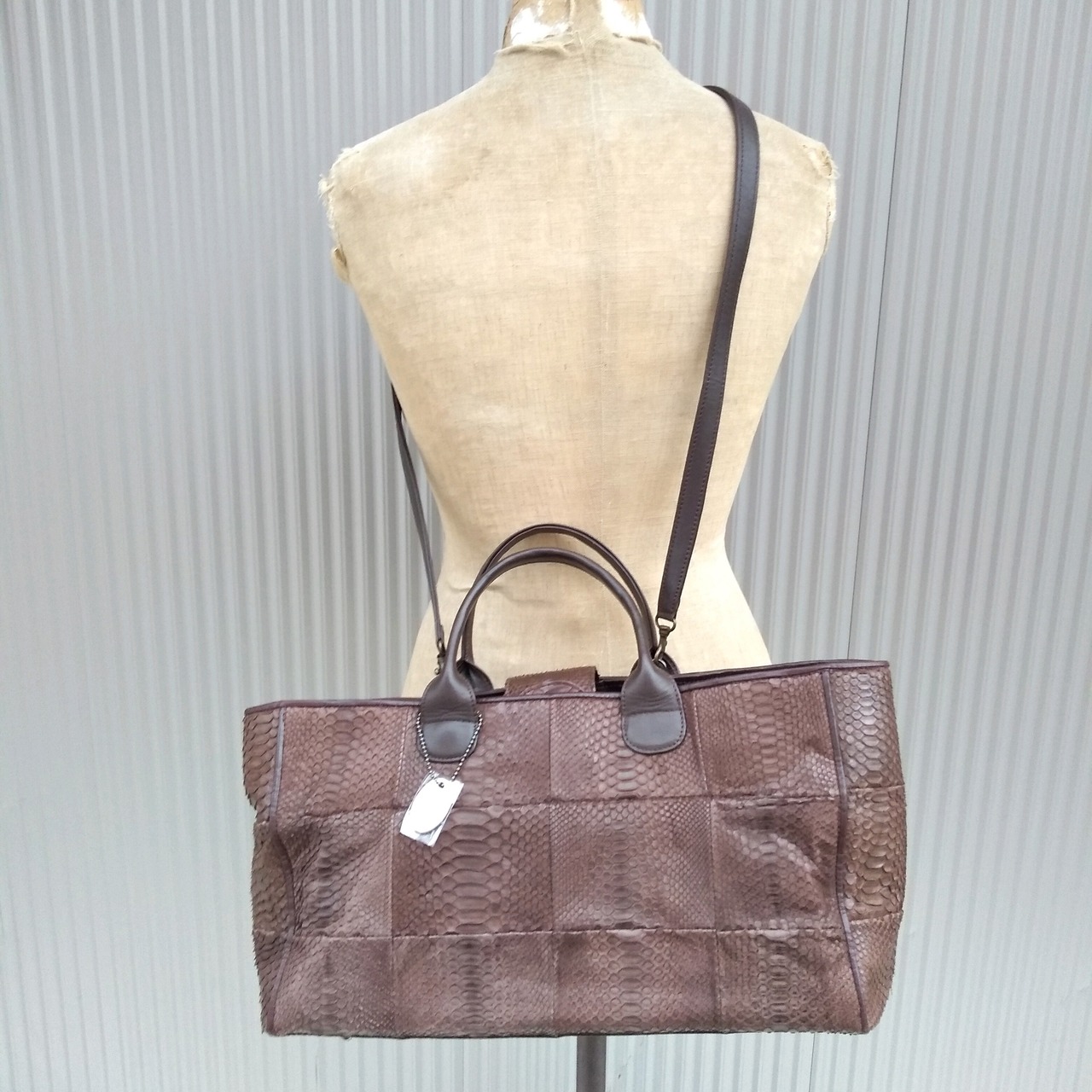 2way】新品/ジェイアールエーJRA/デッドストック/エキゾチックレザー  