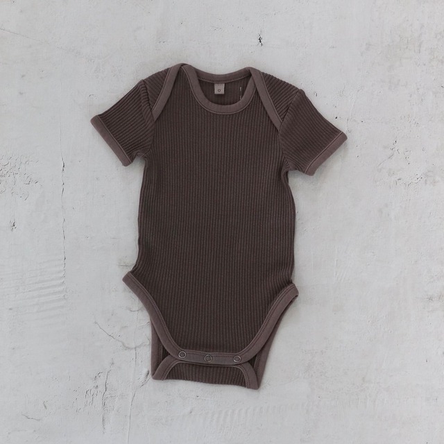 ご予約【EARTH THE ARCHIVE】Short sleeve baby suit - 4 colors / 3月以降入荷予定